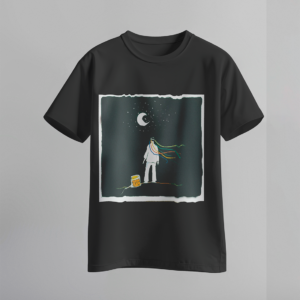 CAMISETA - CATOPÊ ADMIRANDO A LUA E AGRADECENDO A DEUS - festa de agosto em Montes Claros