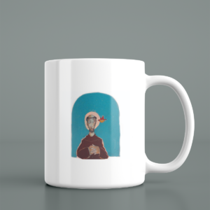 CANECA - PASSARINHO COCHICHANDO NO OUVIDO DE SÃO FRANCISCO